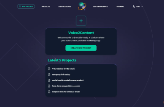 voice2content review